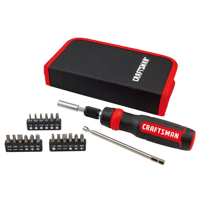 CRAFTSMAN 26PC RATCHETING SCREWDRIVER SET