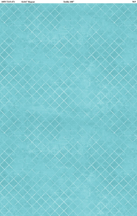 100% COTTON FABRIC - 108IN WIDE - TRELLIS