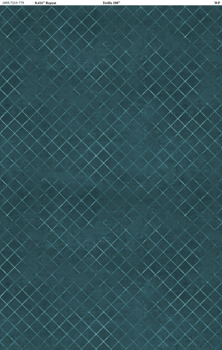 100% COTTON FABRIC - 108IN WIDE - TRELLIS
