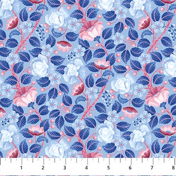 100% COTTON FABRIC - WILLOWBERRY LANE