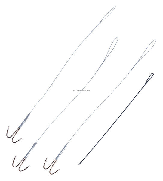 SNELLED GORGE HOOK 2/0 3PK