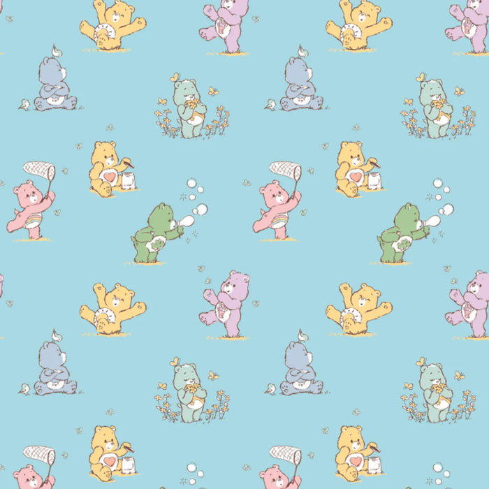 100% COTTON FLANNEL PRINTS - CARE BEARS