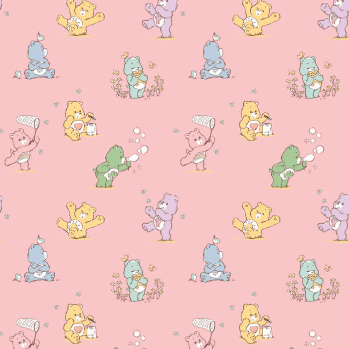 100% COTTON FLANNEL PRINTS - CARE BEARS