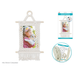 Macrame wall hanging kit with completed product and packaging on a white background
