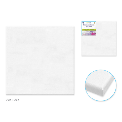 White canvas with a corner zoomed in to show texture, on a white background.