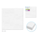 White canvas with a corner zoomed in to show texture, on a white background.