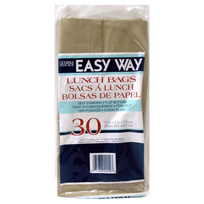 Pack of 30 Easy Way lunch bags with a visible brand label on a white background.