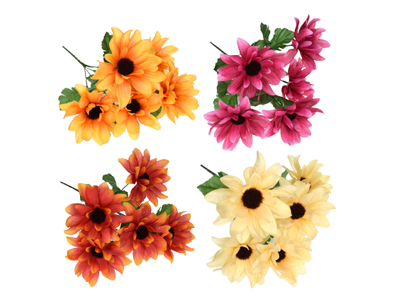 DAISY BUSH - 32CM X 5 HEADS