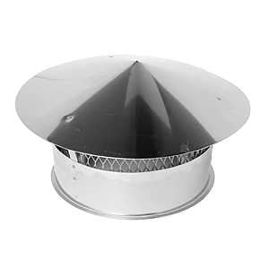 6" RAIN CAP WITH SPARK ARREST