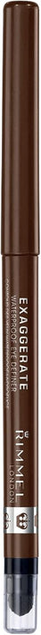 A close-up of a dark brown makeup pencil with a black and white barrel, featuring the text 'EXTRAGRAVE MINIMAL 4D' and 'MAC' on the packaging.