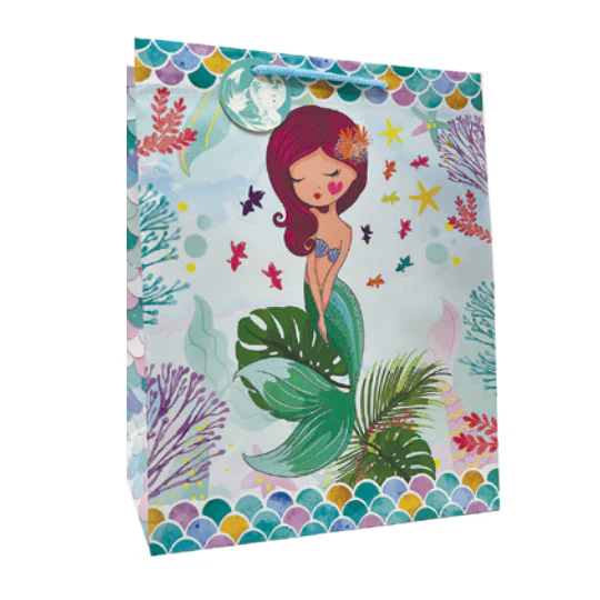 LARGE GIFT BAG - MERMAID
