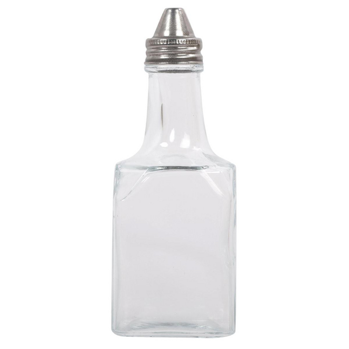 GLASS VINEGAR/OIL BOTTLE 6'' HIGH