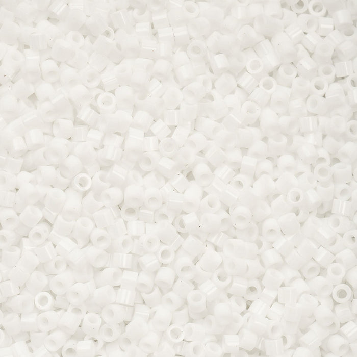 Close-up of white beads on a white background