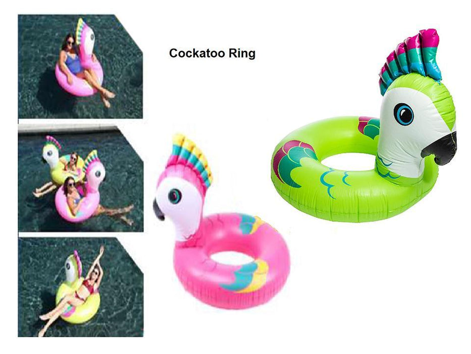 INFLATABLE COCKATOO RING 38.5"