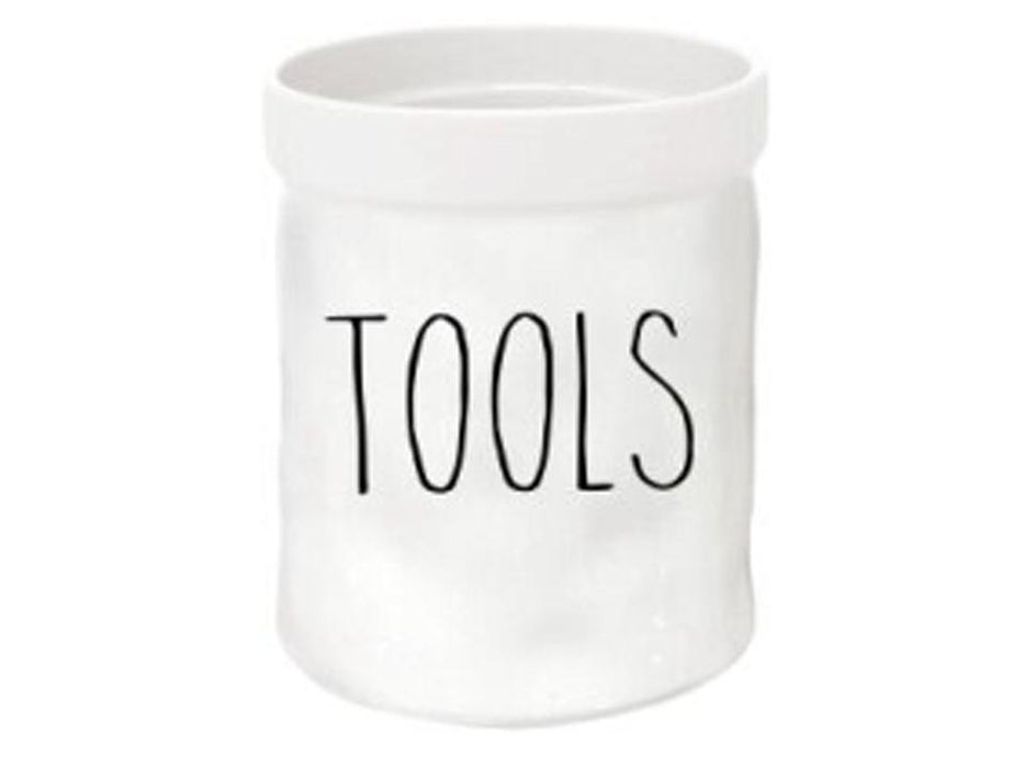 MODERN FARMHOUSE 'TOOLS' CERAMIC UTENSIL HOLDER