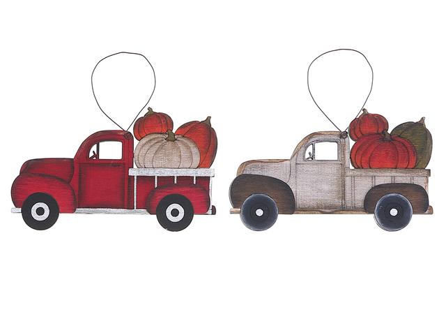 TRUCK WITH PUMPKINS