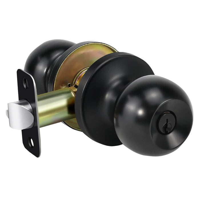 TOUGH GUARD DOOR LOCK ENTRY KNOB BLACK