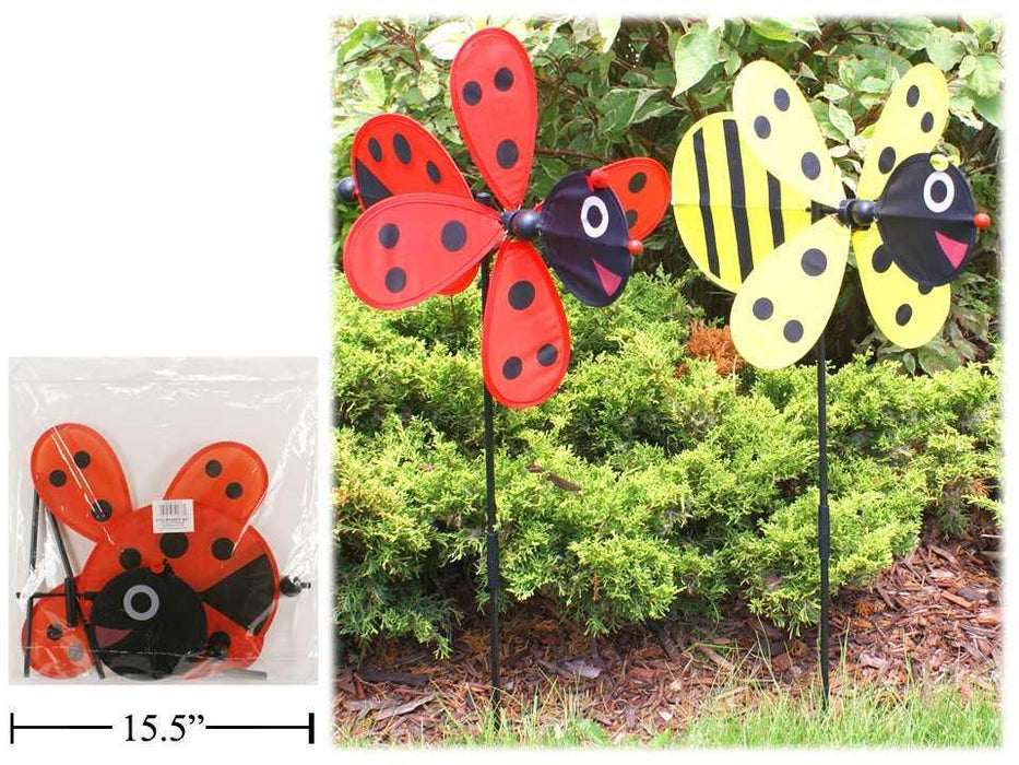 36.5IN BUMBLEBEE/LADYBUG WINDMILL