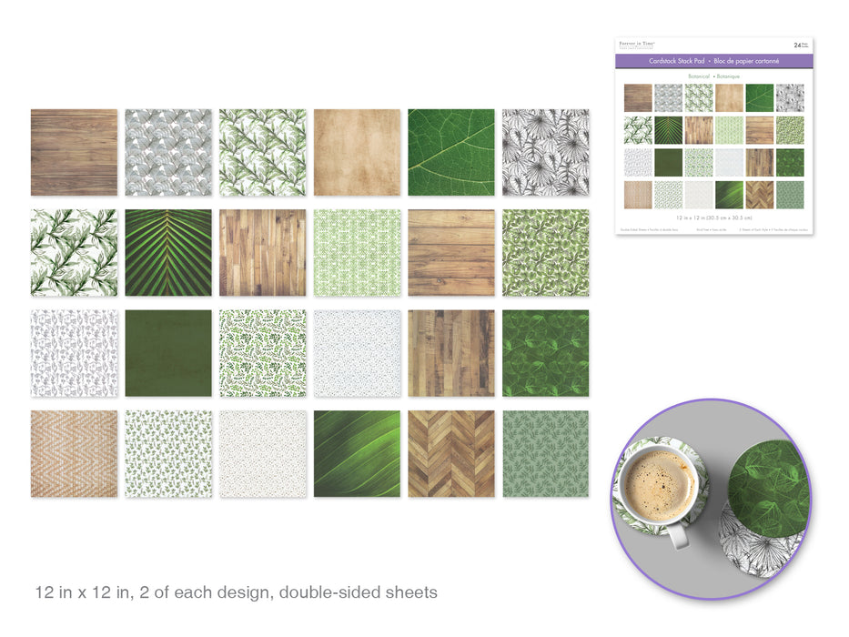 CARDSTOCK 12"X12" THEMED STACK PAD