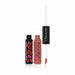 Rimmel London Provocalslips 16 Hour Kiss Proof Lip Colour set, featuring a black tube with pink and red lip print, an open nude-pink tube, and a white applicator wand with a glittery pink tip, on a white background.