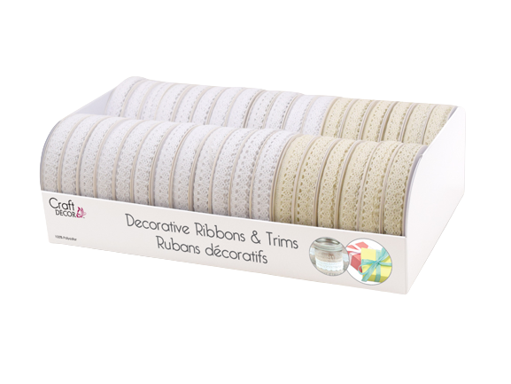 CLUNY LACE  3/8IN X 3 YDS ROLL