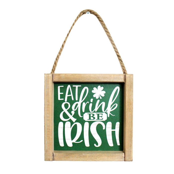 ST. PATRICK'S DAY  PLAQUE 6"x6"