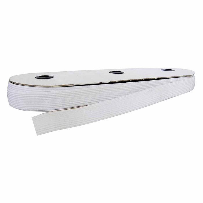 BRAIDED ELASTIC 3/4IN - WHITE