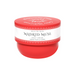 Red and white jar of Madrid Muse body cream on a white background