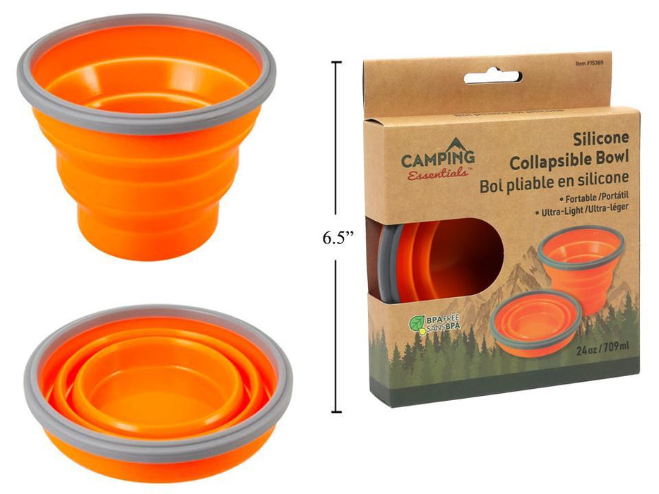 SILICONE COLLAPSIBLE BOWL