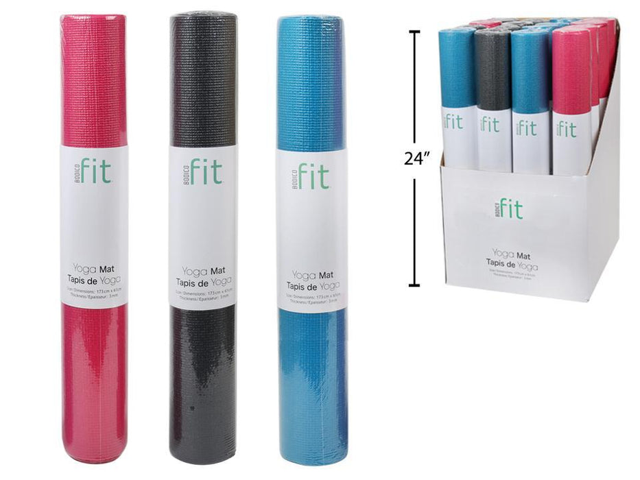BODICO FIT PVC YOGA MAT 3MM