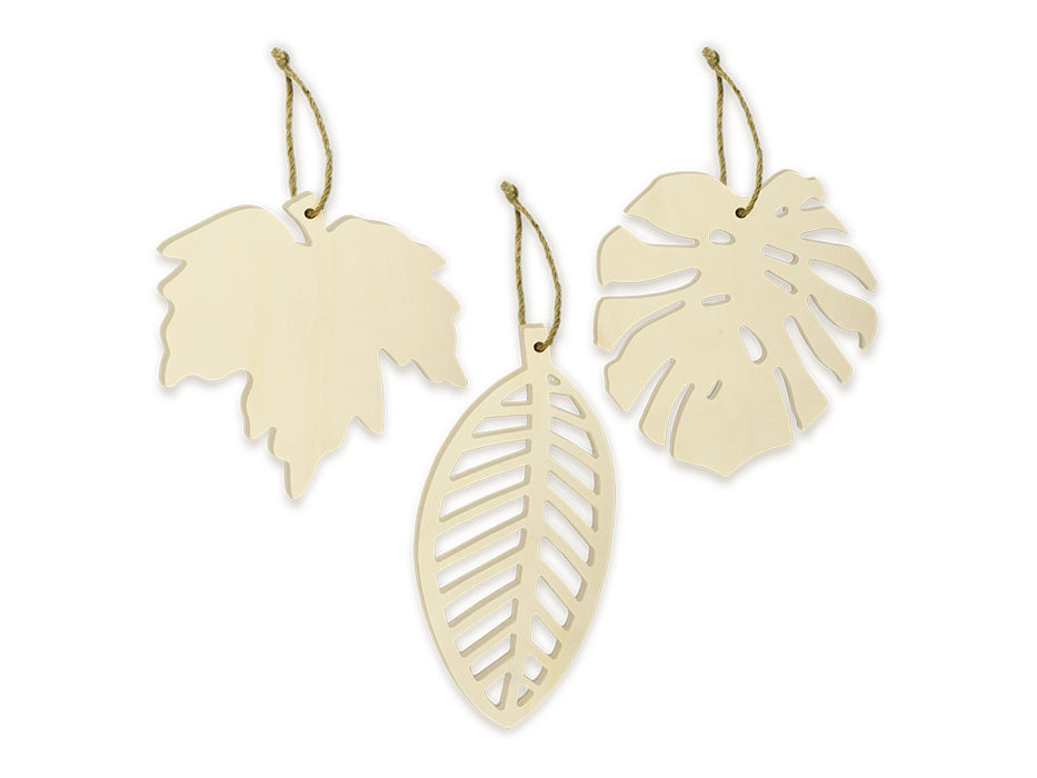 LEAF WITH JUTE HANGER