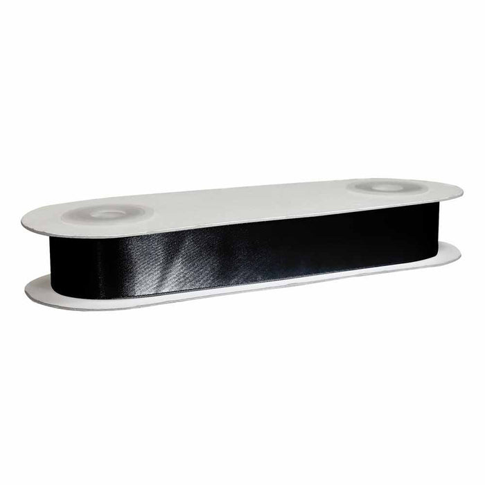 CREATIV DÉCOR DOUBLE FACE SATIN RIBBON 38MM BLACK