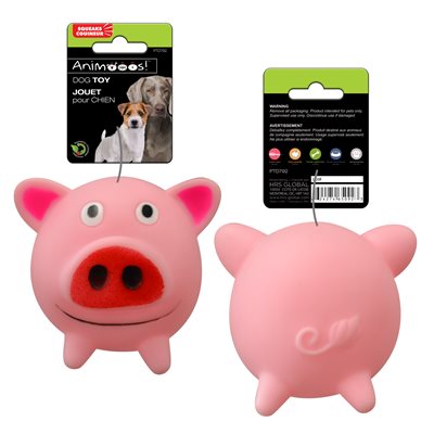 VINYL PINK PIG TOY