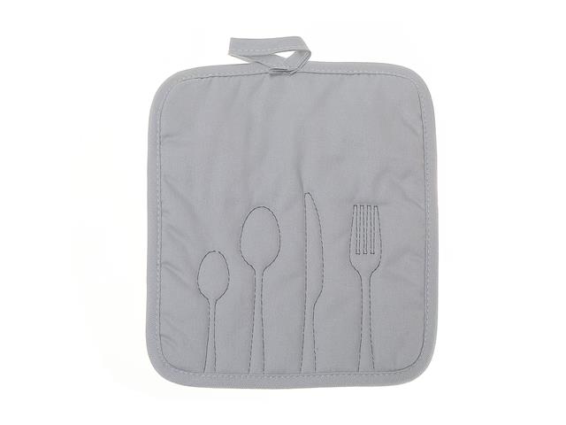 UTENSIL FRONT STITCHED POT HOLDER