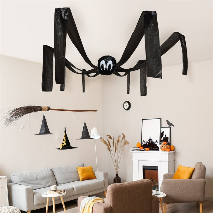 PLASTIC 12FT HANGING SPIDER KIT