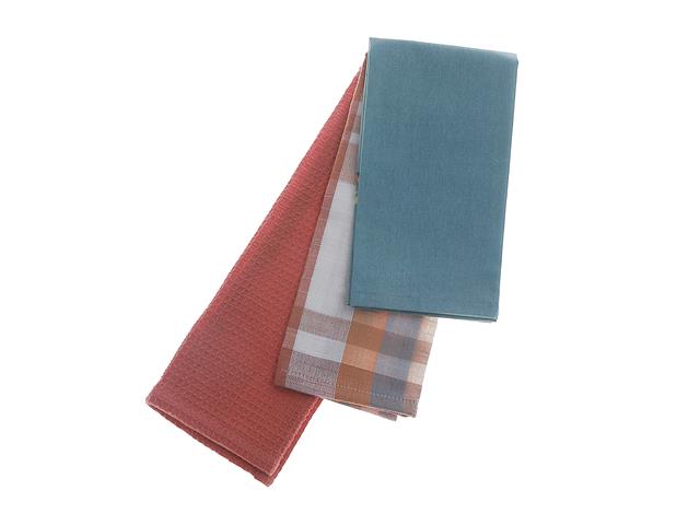 3PC PLAID DISH CLOTH SET