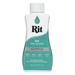 Rit all-purpose dye bottle in teal color on a white background