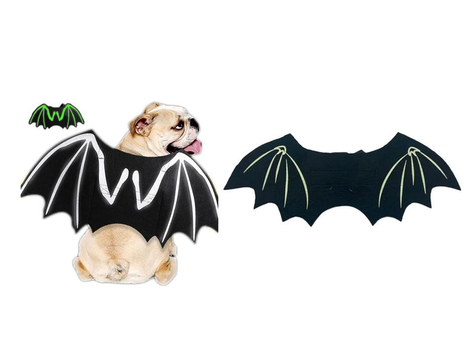 LUMINOUS BAT WING DOG COSTUME