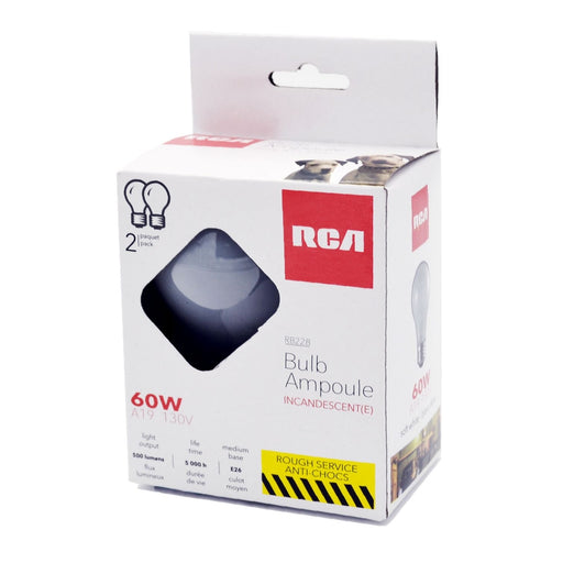 RCA bulb packaging on a white background