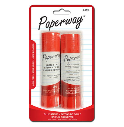 PAPERWAY GLUE STICKS - 2 PCS