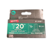 Pack of Arrow T20 staples with green and brown packaging on a white background