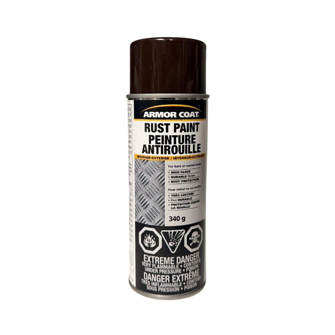 Armor Coat Rust Paint Spray – Interior/Exterior, High Gloss Finish ...