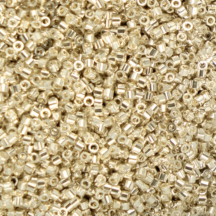 Close-up of small gold beads