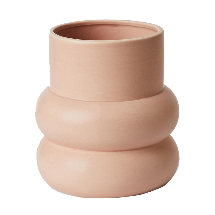 PINK CERAMIC BUBBLE VASE