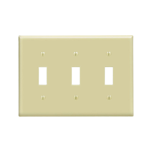 TOGGLE SWITCH WALL PLATE 3-GANG