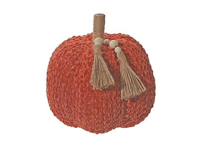 POLYESTER CROCHET PUMPKIN ORANGE