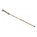 Long wooden stick on a white background