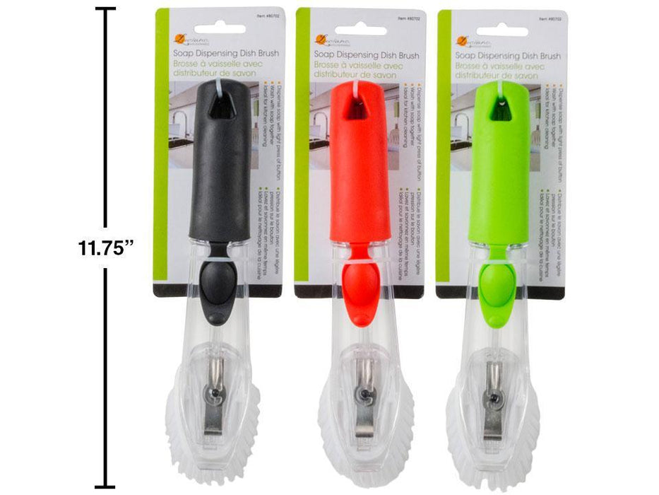 SOAP DISPENSING DISH BRUSH