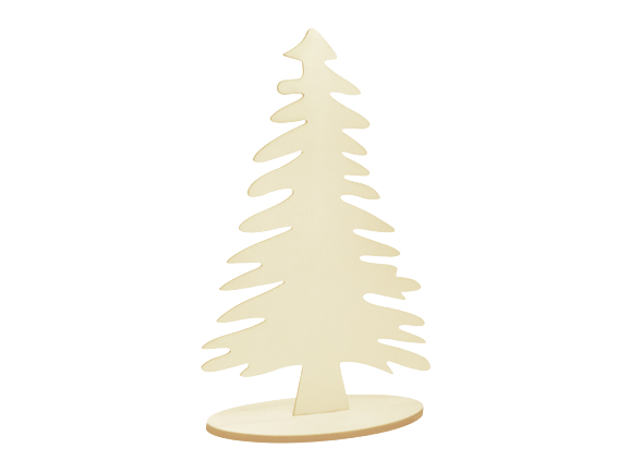 8.2IN X 5.6IN CHRISTMAS TREE WITH STAND