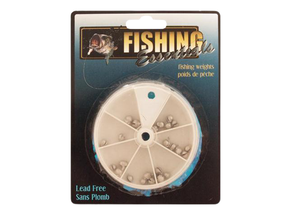 25PC FISHING WEIGHTS